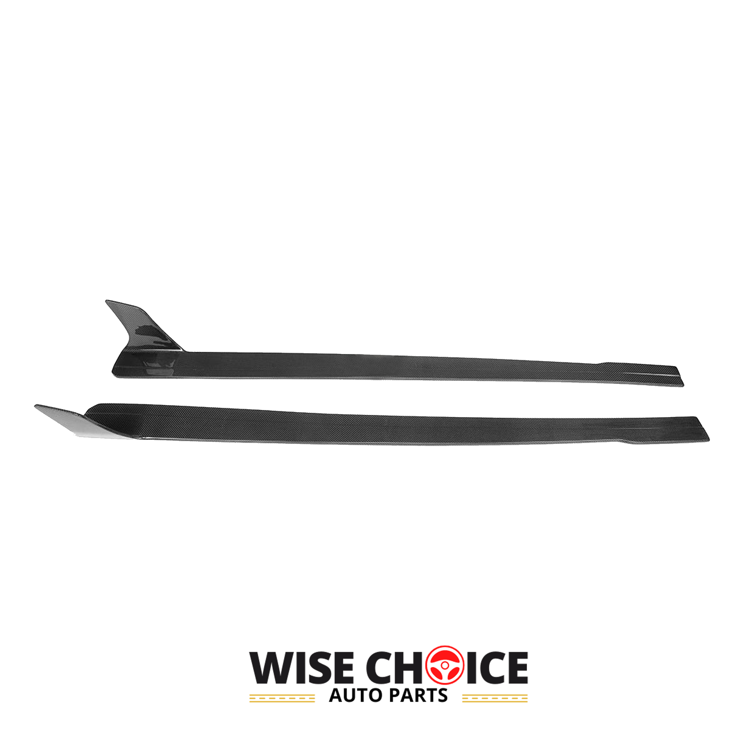 High-quality Carbon Fiber Side Skirts for Audi R8 models from 2006 to 2015.