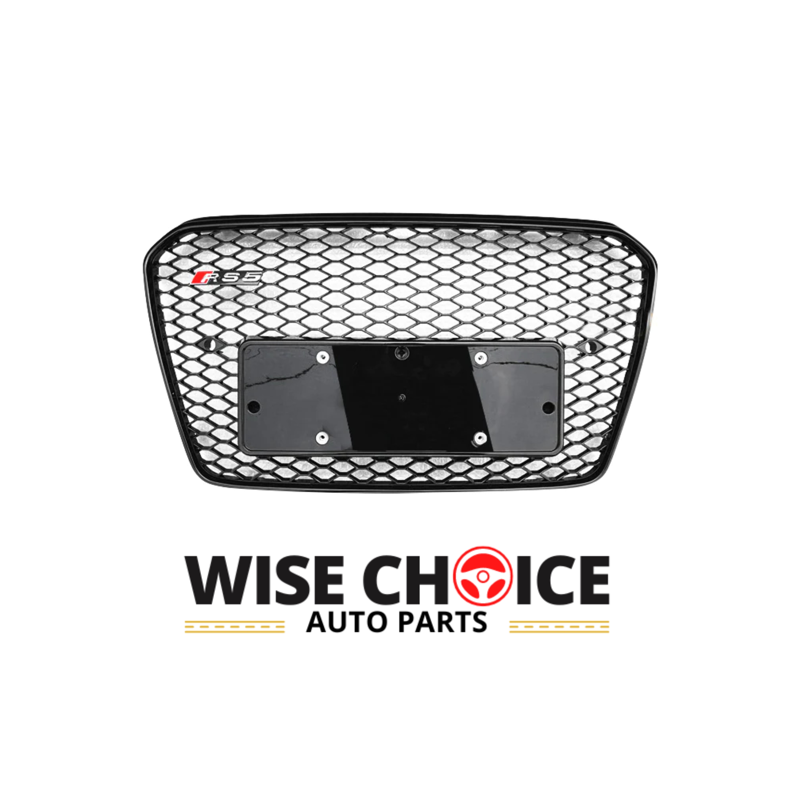 Audi RS5 Honeycomb Front Grille, a high-quality carbon fiber grille upgrade for B8.5 A5/S5 models (2013-2016)