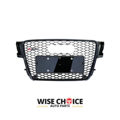 Audi RS5 Honeycomb Front Grille in Gloss Black for B8 A5/S5 (2008-2012)