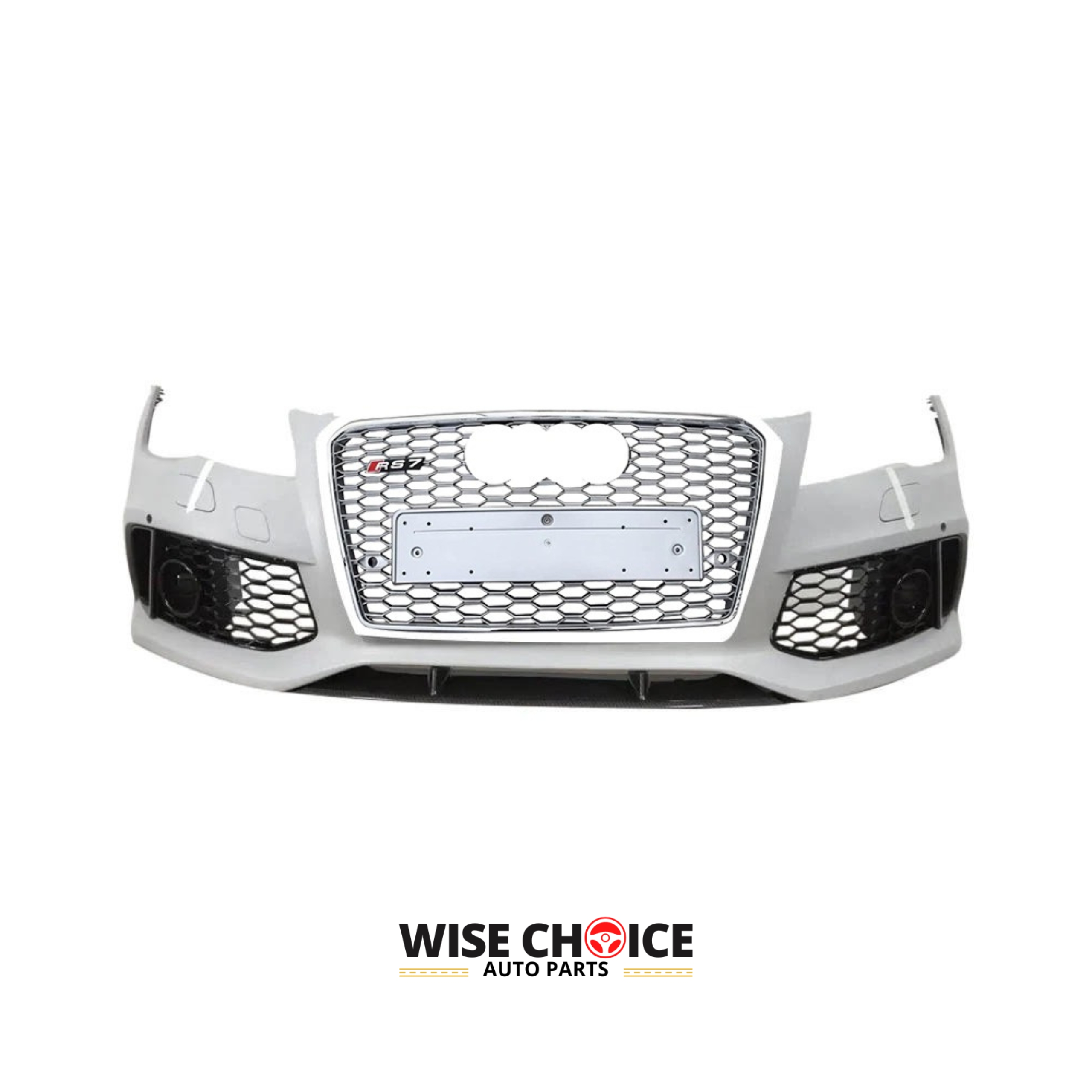 Audi RS7 Front Bumper, primed and ready for installation on C7 A7/S7 models (2009-2015)