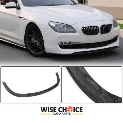 BMW 6 Series F06 F12 F13 Carbon Fiber Front Bumper Lip | Wisechoice Autoparts