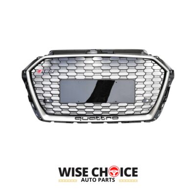 Audi RS3 Honeycomb Front Grille with Lower Mesh, perfect for 2017-2020 8V.5 A3/S3