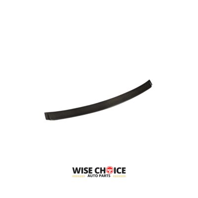 A sleek, glossy DRY Carbon Fiber Roof Spoiler designed for the 2011-2016 F10 BMW 5 Series M5.