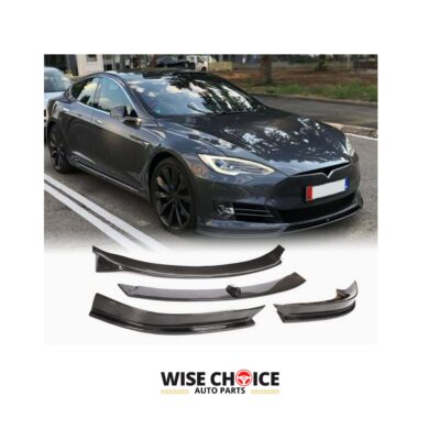 2016-2021 Tesla Model S Sedan fitted with the Carbon Fiber Front Lip