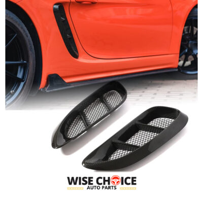 Porsche 718 Carbon Fiber Side Vents | Boxster/Cayman 2016-2023 Upgrades